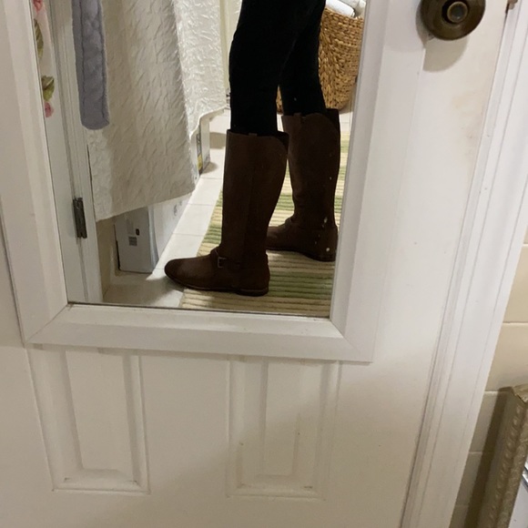 Cole Haan Leather  Nike Air Tall Riding Boots  10 - Picture 14 of 14